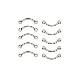 CURVED BARBELL | Banana | Tattoo Zubehör bei Atom X Supply