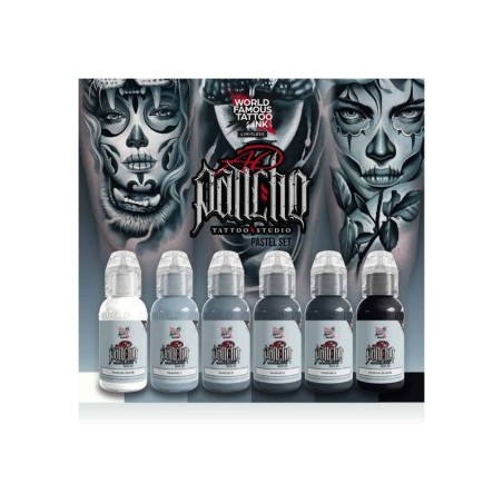 WORLD FAMOUS LIMITLESS - PANCHO PASTEL SET 6X30ml | Tattoo Inks | T...