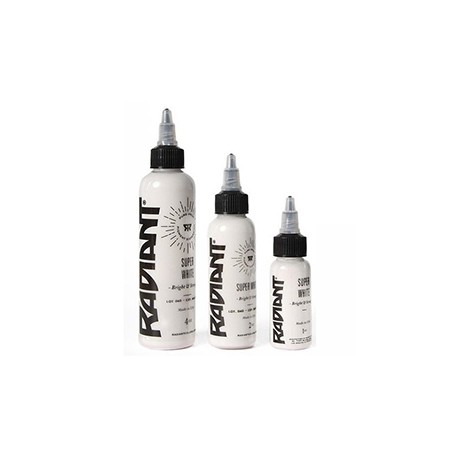 RADIANT SUPER WHITE 1OZ | RADIANT COLORS | Material para Tatuajes e...