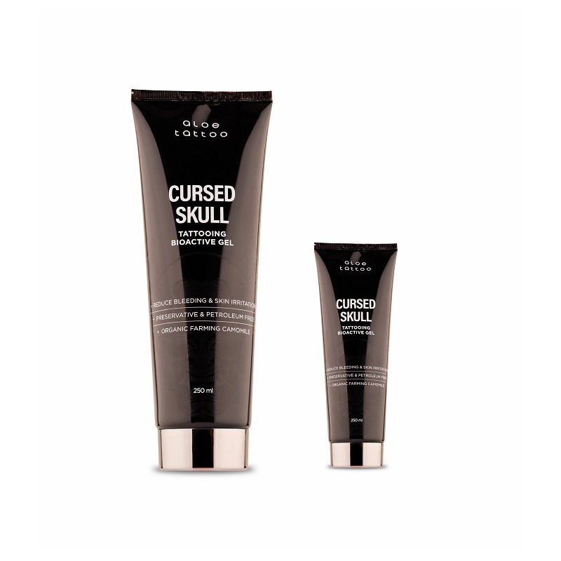 ALOE TATTOO BIOACTIVE GEL CURSED SKULL 250ML | Aloe Tattoo Products...