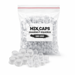 MIX CUPS 200 PEQUEÑOS/GRANDES | Capsulas | Suprimentos de Tatuagem ...