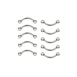 BANANA CURVED BARBELL CHIRURGISCHER STAHL 100 STUECK | Banana | Tat...