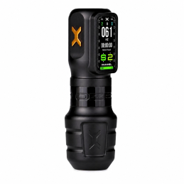 MÁQUINA DE TATUAGEM SEM FIOS OZER X-CHANNEL PRETA | Máquinas de tatuar...