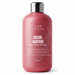 ROSE WATER BY ALOE TATTOO 250ML | Solucoes de mistura e diluentes |...