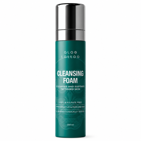 Aloe Tattoo Cleansing Foam Dispenser 220 ml | Aloe Tattoo | Suprime...