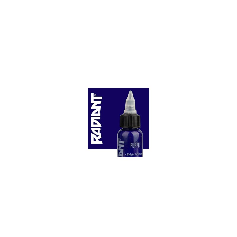 RADIANT PURPLE 1OZ | RADIANT COLORS | Material para Tatuajes en Ato...