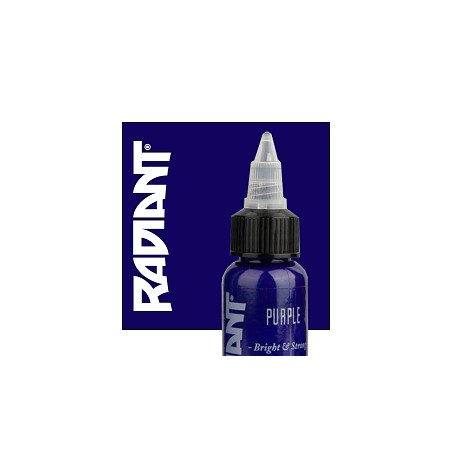 RADIANT PURPLE 1OZ | RADIANT COLORS | Material para Tatuajes en Ato...