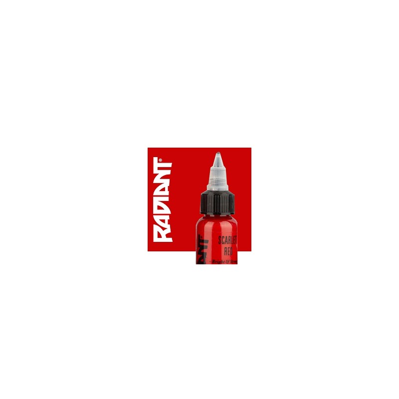 RADIANT SCARLET RED 1OZ | RADIANT COLORS | Tattoo Zubehör bei Atom ...