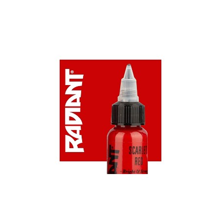 RADIANT SCARLET RED 1OZ | RADIANT COLORS | Tattoo Zubehör bei Atom ...