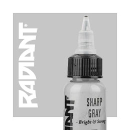 RADIANT SHARP GRAY 1OZ | Radiant Colors Tattoo Inks | Tattoo Suppli...