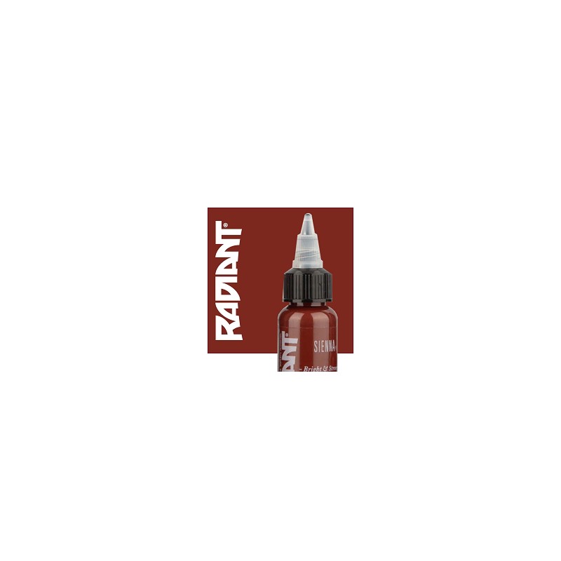 RADIANT SIENNA 1OZ | RADIANT COLORS | Material para Tatuajes en Ato...