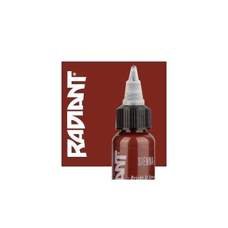 RADIANT SIENNA 1OZ | RADIANT COLORS | Material para Tatuajes en Ato...