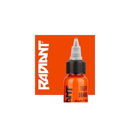 RADIANT TIGER ORANGE 1OZ | RADIANT COLORS | Material para Tatuajes ...