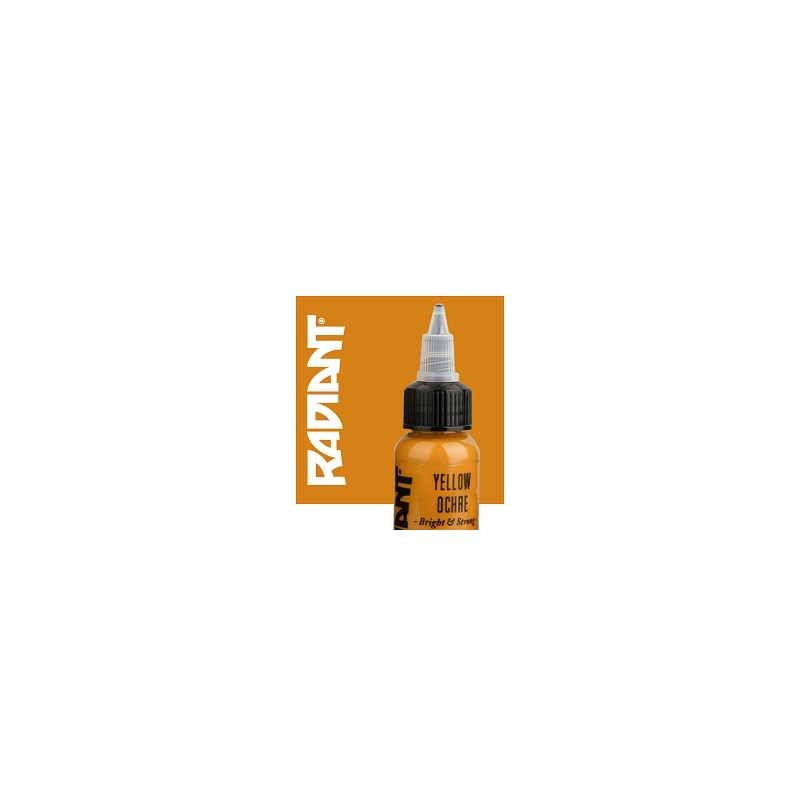 RADIANT YELLOW OCHRE 1OZ | Tintas Radiant Colors | Suprimentos de T...