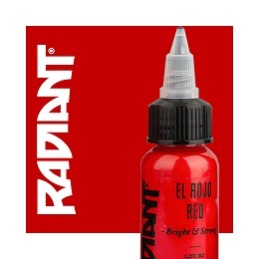 RADIANT EL ROJO 1OZ | RADIANT COLORS | Material para Tatuajes en At...
