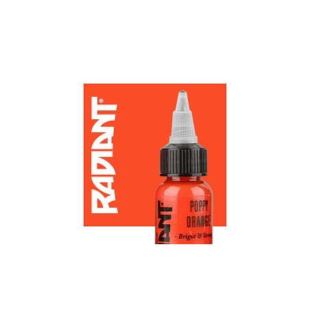RADIANT POPPY ORANGE 1OZ | Tintas Radiant Colors | Suprimentos de T...