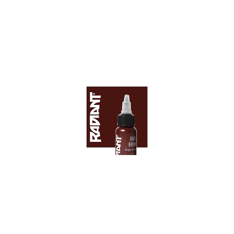 RADIANT DARK BROWN 1OZ | RADIANT COLORS | Tattoo Zubehör bei Atom X...