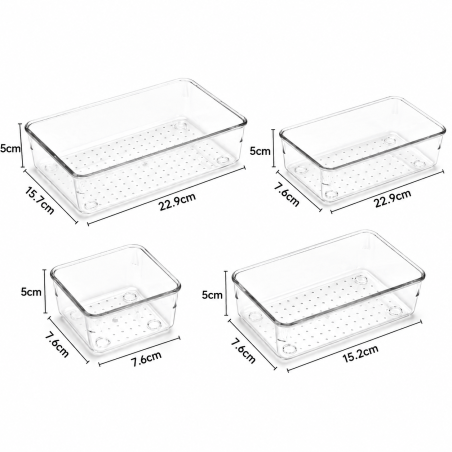 RECHTECKIGER ORGANIZER 15,4X7,6X5,2CM | MESAS DE TRABAJO | Suprimen...