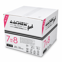 Black Nitrile Gloves Pack 10 Size M | Gloves | Tattoo Supplies at A...