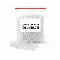 Caps con base · 8 mm · 100 units