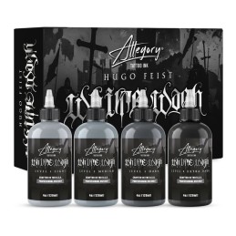 Allegory Hugo Feist Whitewash Set: cuatro botellas de 120 ml, niveles Light, Medium, Dark y Extra Dark