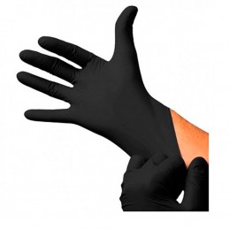 GUANTES 100 UDS NITRILO NEGRO