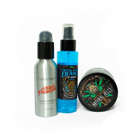 PREMIUM STENCIL PACK - TATTOO ERASER - NATURAL JELLY CB2 BY ALOETAT...