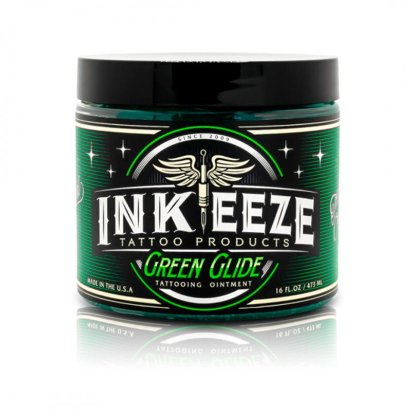 INKEEZ GREEN GLIDE 16OZ | Petroleum Jelly and Tattoo Butters | Tattoo Sup...