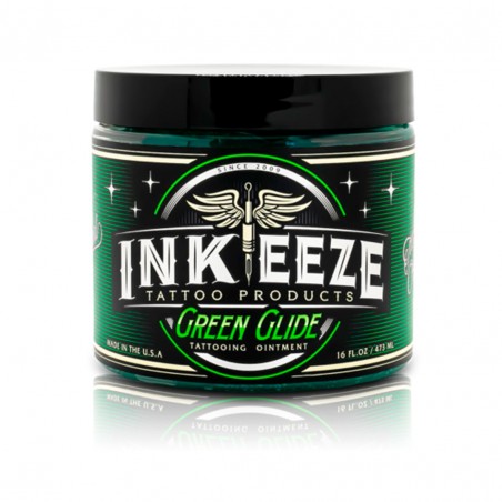 INKEEZ GREEN GLIDE 16OZ | Petroleum Jelly and Tattoo Butters | Tattoo Sup...