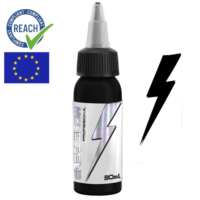 TINTA RAVEN BLACK EASY GLOW 30ml REACH | ELECTRIC INK | Suprimentos...