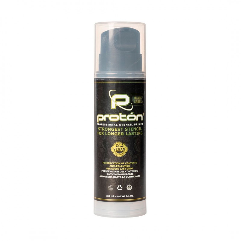 PROTON AIRLESS STENCIL PRIMER 250ML SCHWARZ | Proton tattoo | Mater...
