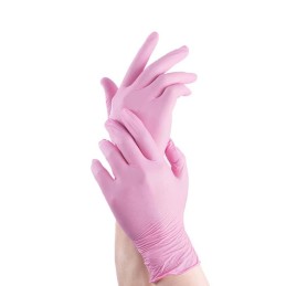 GUANTES NITRILO ROSAS S | GUANTES | Material para Tatuajes en Atom ...