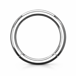 ARO DE TITANIO CIERRE FACIL COLOR PLATA | AROS | Material para Tatu...
