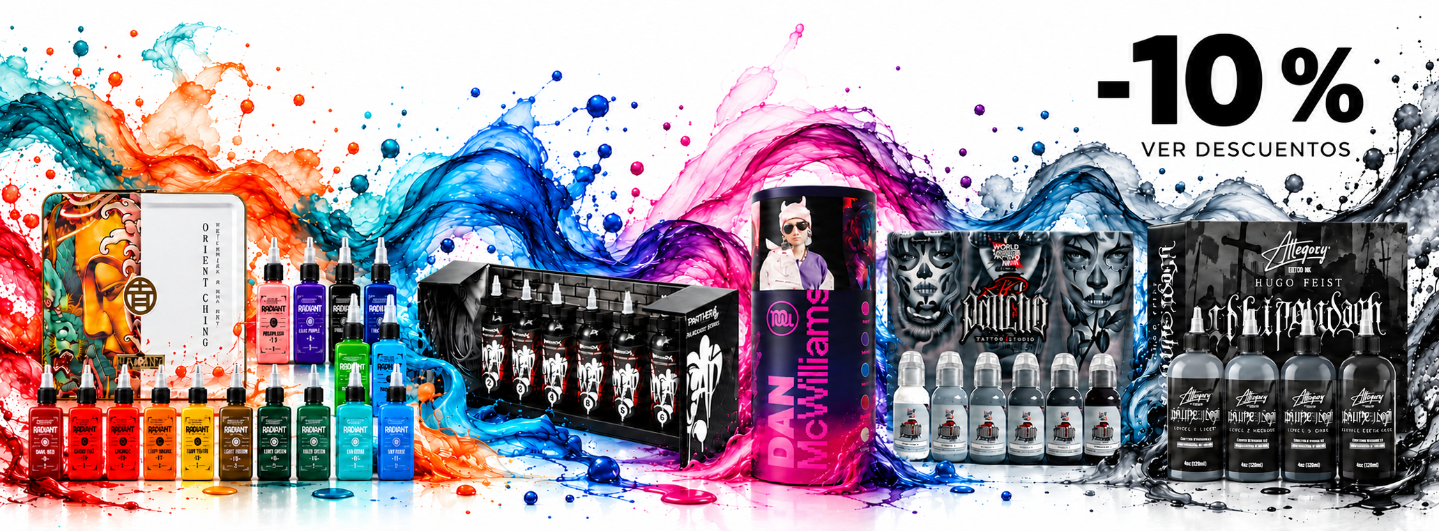 Cinco sets de tinta con 10 % de descuento | ATOM X