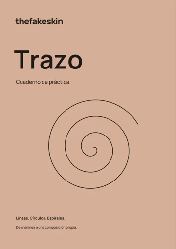 Portada del cuaderno Trazo de thefakeskin